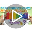 Halloween Ghost Bulletin Board Decorations with Mental Health Tips