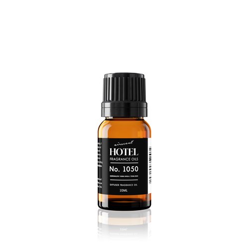 AirScent Warm Vanilla Hotel Diffuser Oil No. 1050 - Marshmallow Vanilla Tonka Bean - Premium Fragrance Oil for Ultrasonic and Waterless Diffusers and Crafting - 10 mL, 0.34 fl oz Dropper Bottle