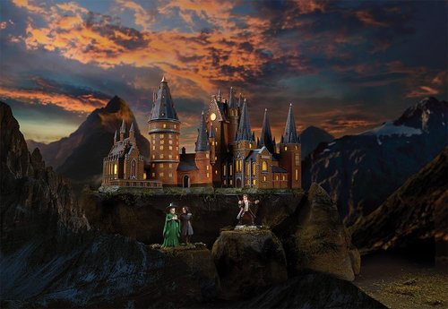 Department56 Harry Potter Village - Hogwarts Hall & Tower Lit Building | 13.07" Multicolor Decor
