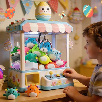 Axolotl Plush Toys - 24 Pack Prefilled Plastic Easter Eggs | Perfect Easter Basket Stuffers for Kids