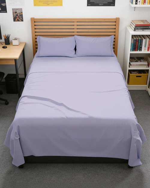 Full XL Bed Sheet - 4 Piece Full XL Bed Sheets Set - Soft, Breathable & Cooling - Hotel Luxury Bedding for Women, Men, Kids, Teens, Boys & Girls - Deep Pockets, Fade & Wrinkle Free - Light Lavender