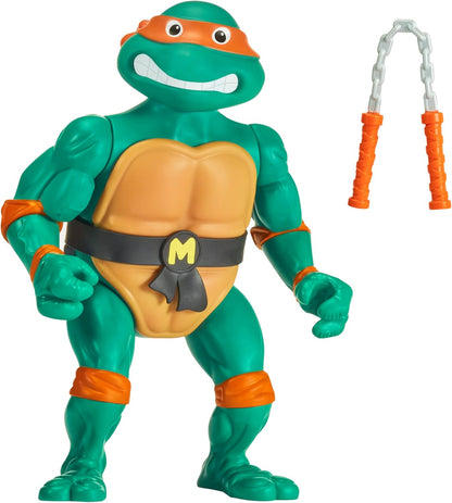 Teenage Mutant Ninja Turtles | Classic 12-Inch Michelangelo Figure - Inspired by 1988 TV Show, Green