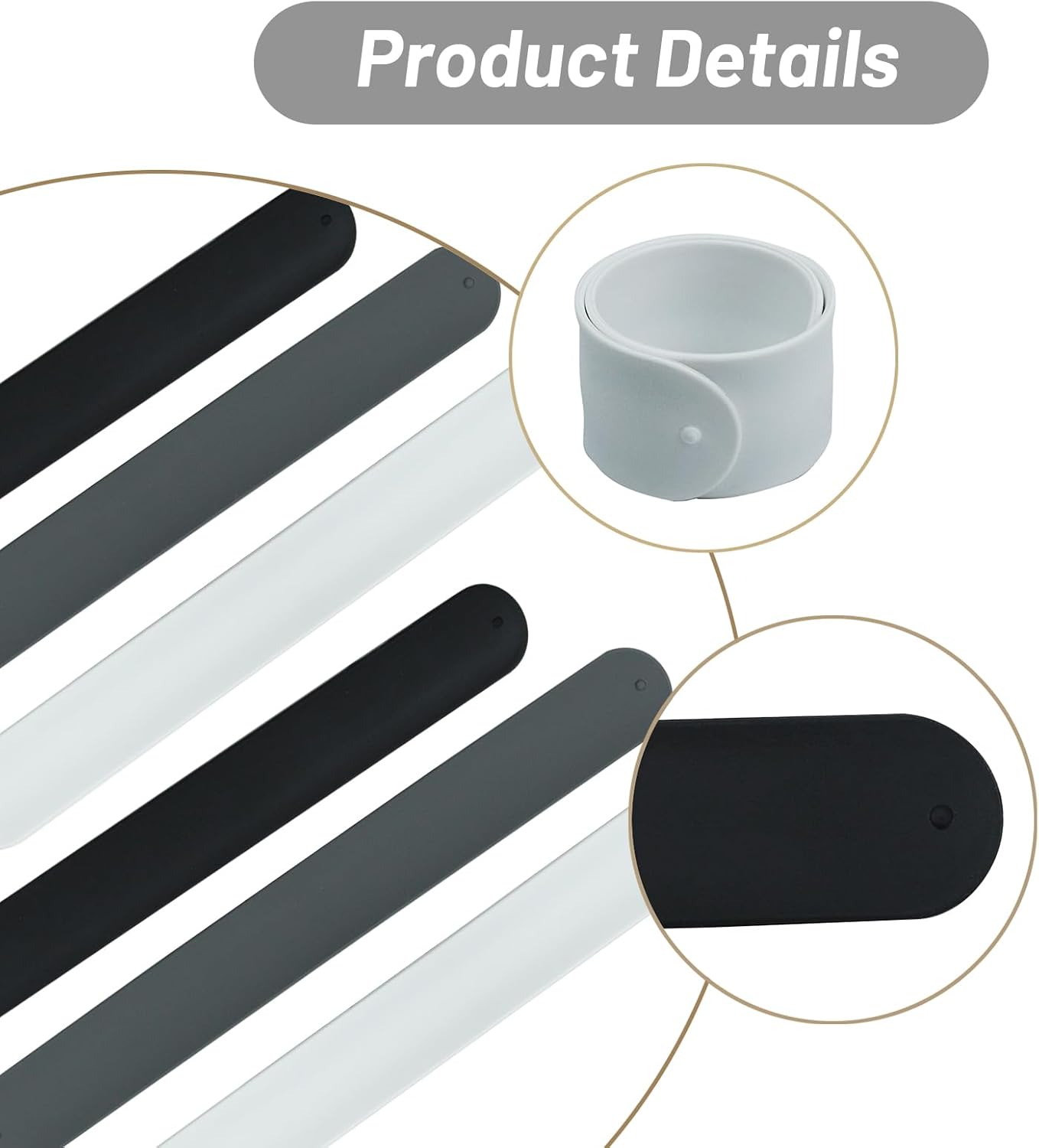 REDANHA Wrapping Paper Holder - 12 Silicone-Covered Metal Strips for Gift Storage & Organization
