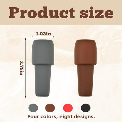8Pcs Silicone Wine Stopper Leakproof Airtight Seal, Reusable Bottle Caps, Wine Bottle Cover Caps to Keep Wine Fresh, Beer Champagne Stopper Home Use