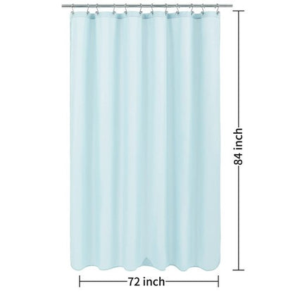 ALYVIA SPRING Extra Long Fabric Shower Curtain Liner Waterproof - 72" x 84", Soft & Lightweight XL Shower Curtain with 3 Magnets, Machine Washable - 72x84, Blue