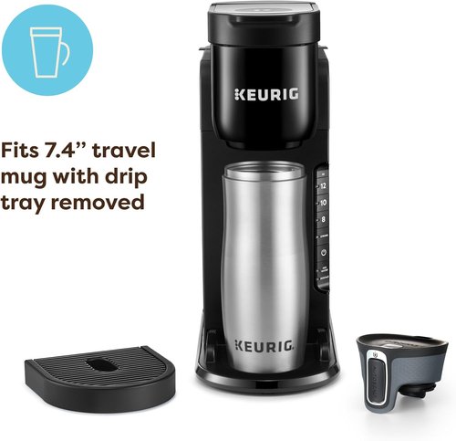 Keurig K-Express Coffee Maker - Single Serve K-Cup Pod, 3 Brew Sizes, Strong Button, 42oz Reservoir - Black