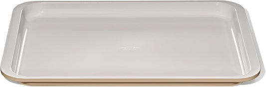 OXO Good Grips Half Sheet Pan - Non-Stick Pro Ceramic Coated Metal Bakeware for Perfect Biscuits