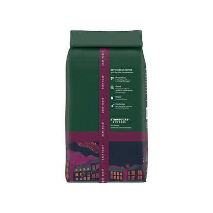 Starbucks Ground Coffee, Dark Roast Hot or Iced Coffee, French Roast, 28 oz