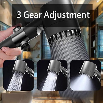 Drivse Showerhead, Ion Drops Shower Head, DrivseTurbo with Built-in Filter Handheld Turbo Showerhead (1 Set) (1PCS)