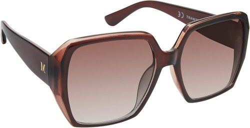 Martha Stewart Women's UV400 Protective Square Sunglasses - Timeless 58mm Fashion Accessory