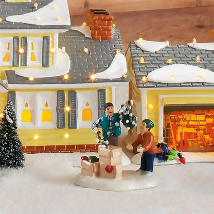 Department 56 Clark and Rusty Christmas Vacation Figurine - Colorful Village Accessory