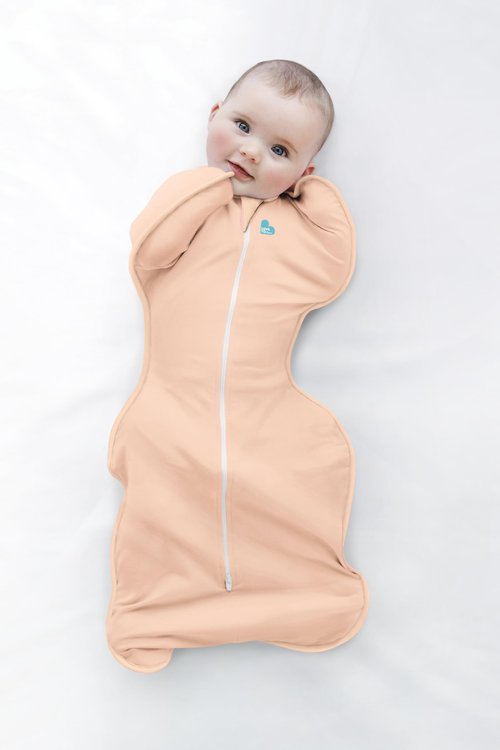 Love to Dream Swaddle UP, Baby Sleep Sack, Self-Soothing Swaddles for Newborns, Get Longer Sleep, Snug Fit Helps Calm Startle Reflex, New Born Essentials for Baby, 1.0 TOG, Newborn 5-8.5 lbs, Coral