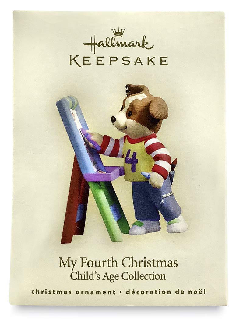 Keepsake Ornament Hallmark Fourth Christmas Boy Undated 2007 2008
