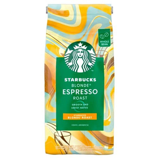 Starbucks Blonde Espresso Roast Coffee Beans - Smooth Flavor, 200g Bag