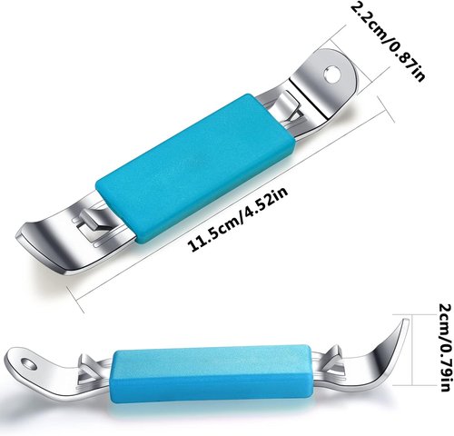 HANCELANT Magnetic Bottle Openers - Classic Stainless Steel Can Tapper Set | 3-Piece in Black, Blue, Fuchsia