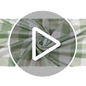 Sage Green Gingham Chair Cover with Ruffle Skirt for Dorm & Kitchen