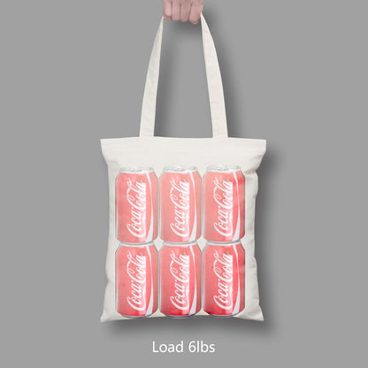 TOPDesign Cotton Tote Bags - 10-Pack Lightweight Reusable Grocery Bags | 11.8"x13" for DIY & Promotions