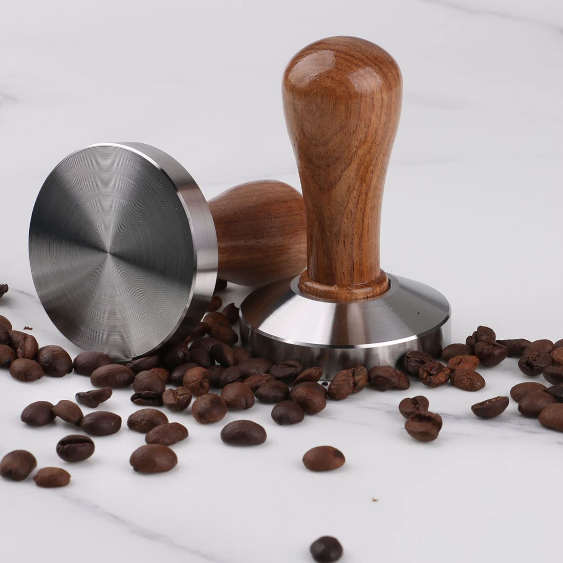 omgogo Stainless Steel Coffee Tamper 49mm Barista Espresso Base Coffee Bean Press …