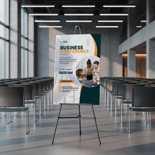 Custom Foam Board Poster Sign - 24x36 Inch | 3/16 Inch Thick Personalized Event Signs for Weddings, Baby Showers & Announcements