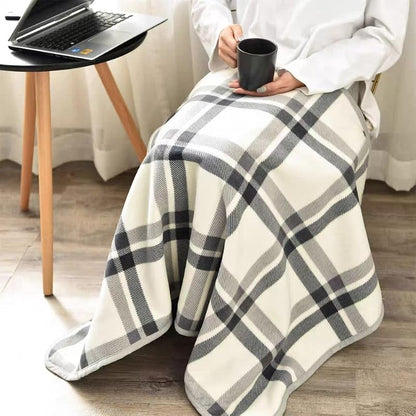 Office Chair Blanket Fleece Wearable Wrap Shawl for Home & Work - Variation A