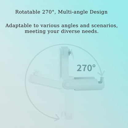 BomCot Mini Portable Handheld Fan, 3-in-1 Foldable Fan 3-Speed Levels USB Rechargeable Desktop Fans, Small Pocket Fans for Travel/Office/Home