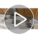 Brown 2x8 ft Non Slip Washable Runner Rug for Hallway Kitchen - Floral High-Low Design