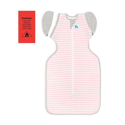 Love to Dream Swaddle Up Transition Swaddle - Zip-Off Wings for Easy Transition, 1.0 TOG, 19-24 lbs, Pink