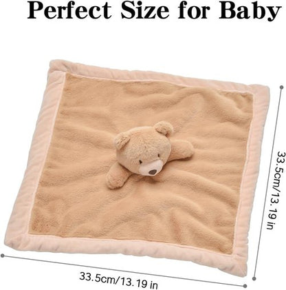 Baby Bear Security Blanket - Soft Lovey for Newborns | Gender Neutral Snuggle Toy for Boys & Girls