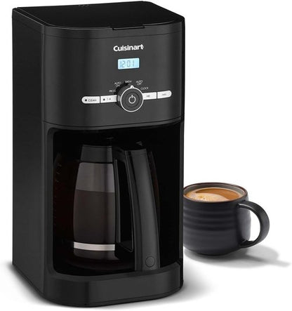 Cuisinart Classic 12-Cup Coffeemaker - Programmable, Sleek Black Design | DCC-1120BKNAS