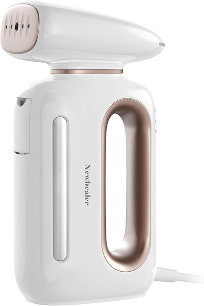 Newbealer Handheld Fabric Steamer - 850W Portable Wrinkle Remover with 30s Fast Heat-Up | 230ml Water Tank for Home & Travel