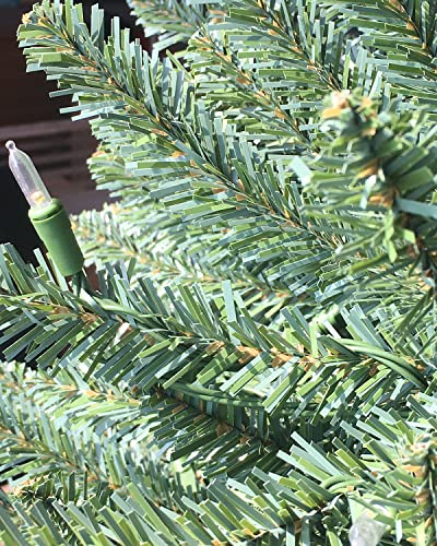 4.5FT Artificial Pre-Lit Christmas Tree with Remote Control - Blue Fir with Dual Color LED Lights