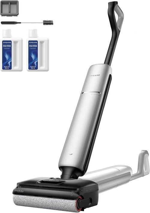 DREAME Aero Pro Wet Dry Vacuum Mop - Ultra-Slim Design with Self-Cleaning & 60 Min Runtime | Ideal for Pet Owners