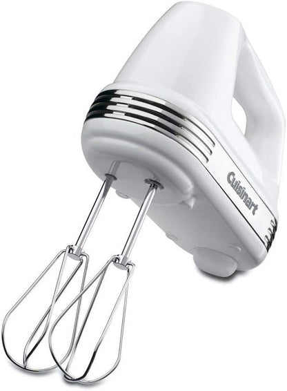 Cuisinart HM-70 Hand Mixer - 7-Speed Power Advantage in Silver & White Finish