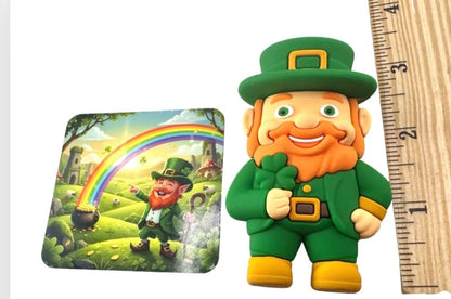 Westmon Works Lucky Irish Leprechaun Figurine - Pocket-Sized Good Luck Charm Keepsake for Desk or Carrying