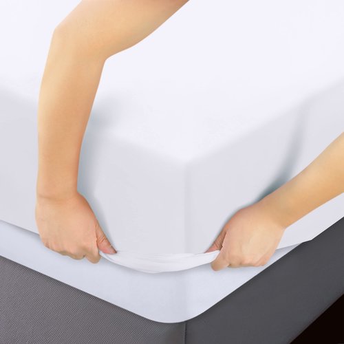 Utopia Bedding Twin Fitted Sheets - Bulk Pack of 02 Bottom Sheets - Soft Brushed Microfiber - Deep Pockets - All Around Elastic (White)