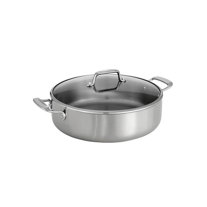 Tramontina Stainless Steel Tri-Ply Clad 8-Piece Cookware Set