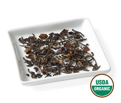 Golden Moon Tea Organic Madagascar Bourbon Vanilla Black Tea - Loose Leaf, Non-GMO - Travel Tin (30 Servings)