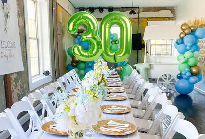Number 6 Balloon - 40 Inch Light Green Birthday Decoration for Boys & Girls | Perfect for 6th Birthday Celebrations