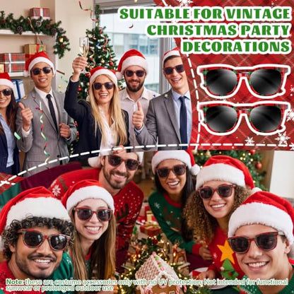 12 Pcs Christmas Party Sunglasses Props Accessories - Holiday Holiday