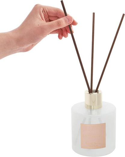 Cocorrína Reed Diffuser - English Garden Scented Home Fragrance | 8 Sticks for Elegant Bathroom Decor