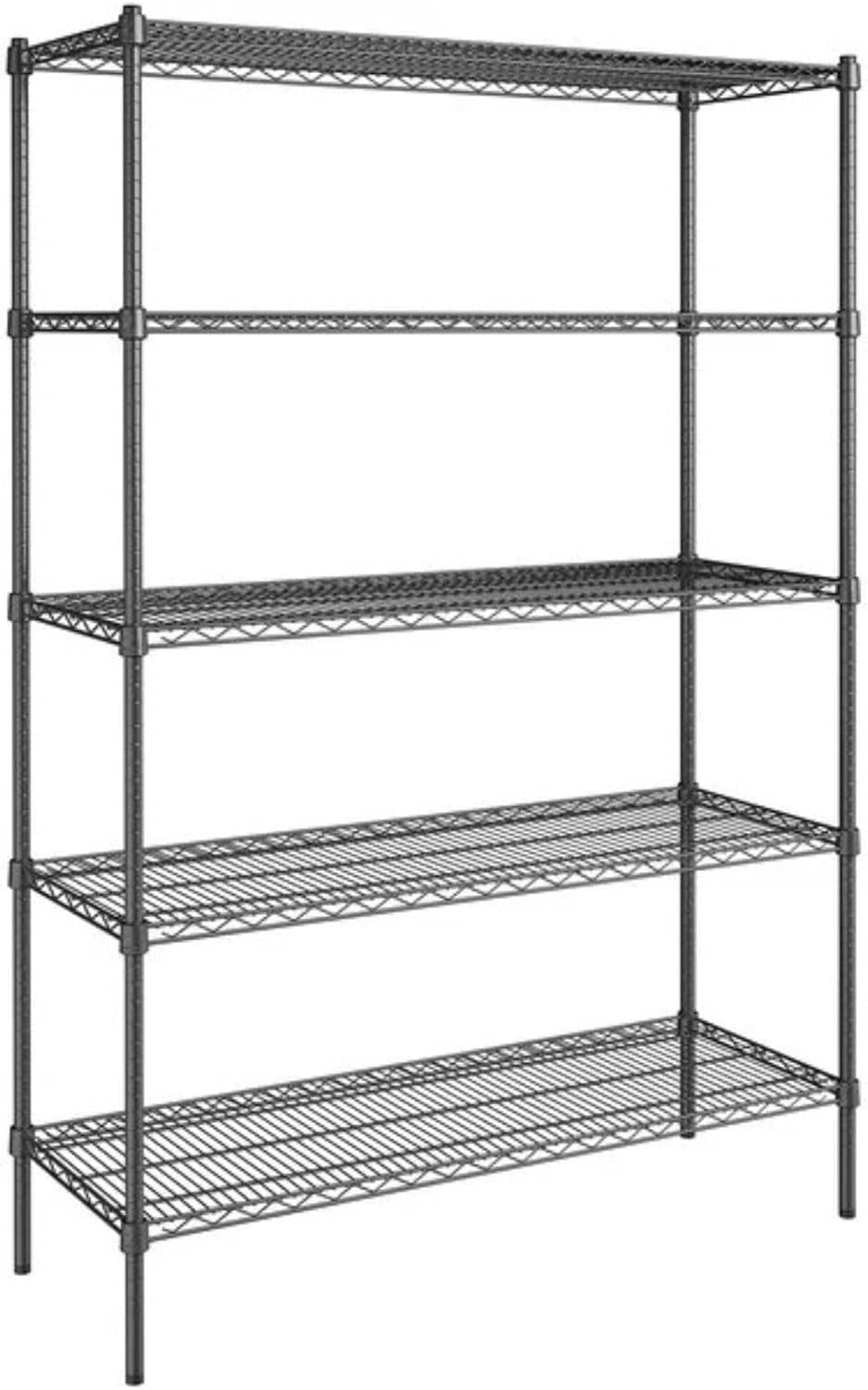 Regine Switzerland 5-Tier Metal Garage Storage Shelving Unit - Adjustable & Freestanding (36 in. W x 72 in. H x 14 in. D)