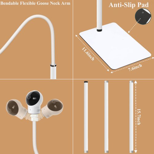 EYSAFT Baby Monitor Floor Stand Holder Mount Compactible for eufy E21,E30,Spaceview E110, Spaceview pro E210