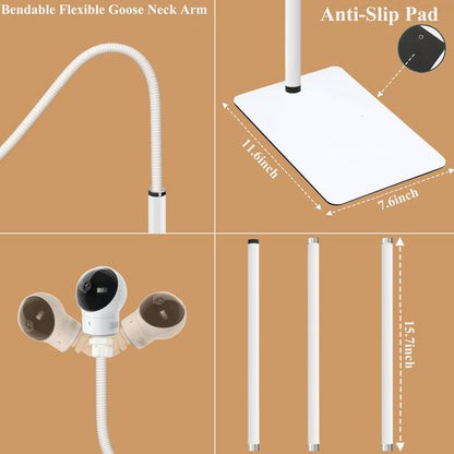 EYSAFT Baby Monitor Floor Stand Holder Mount Compactible for eufy E21,E30,Spaceview E110, Spaceview pro E210