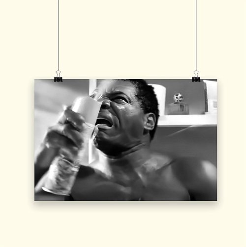 Funny Bathroom Wall Art | Black and White Toilet Print | 12x18 Inch Unframed Decor - Perfect for Restrooms