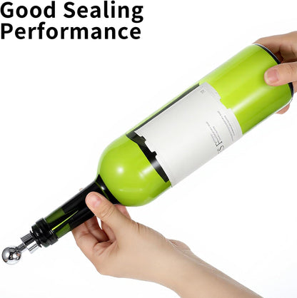 Wine Stoppers for Wine Bottles 30 Pcs Wine Bottle Stopper with Silicone Vacuum Wine Bottles Corks Reusable Wine Stopper for Bar, Holiday Party Suitable for Standard Bottle