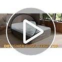 Queen Air Mattress with Dual Pump - 24 Inch Raised, Firm & Cooling Top