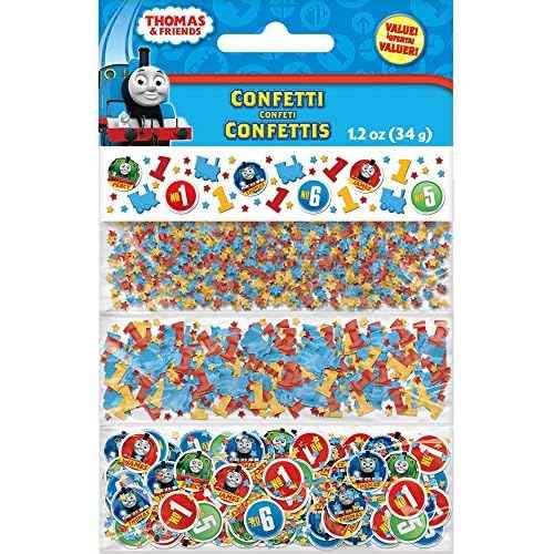 Amscan 361752 Thomas All Aboard Value Confetti, 1 Pack, Party Favor, Multicolored, One Size