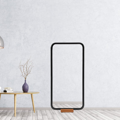 Uonlytech Full Length Solid Wood Floor Mirror - Heavy Duty Non-Slip Stand for Home Decor