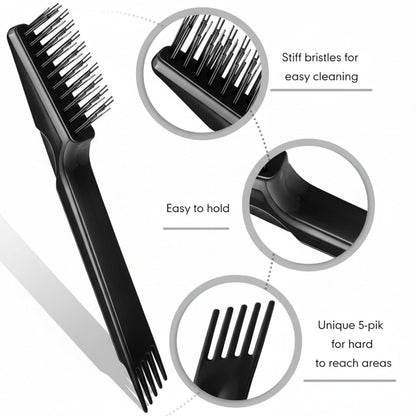 Yaomiao Hair Brush Cleaner Tool - 2-in-1 Dual Edge Brush & Comb Cleaner for Home & Salon Use | 2 Pack