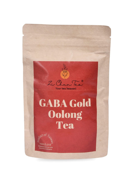 GABA Gold - Organic Oolong Super Tea, Loose Leaf Stress Relief Tea - A Calming and Relaxing Tea for Stress Relief and Moodiness - 3.5 ounces